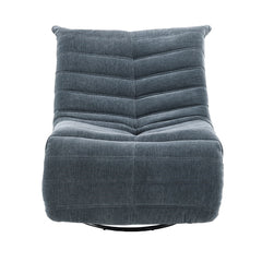 Sillón reclinable Talmon de chenilla de 32" de ancho con asiento giratorio