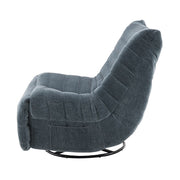 Sillón reclinable Talmon de chenilla de 32" de ancho con asiento giratorio