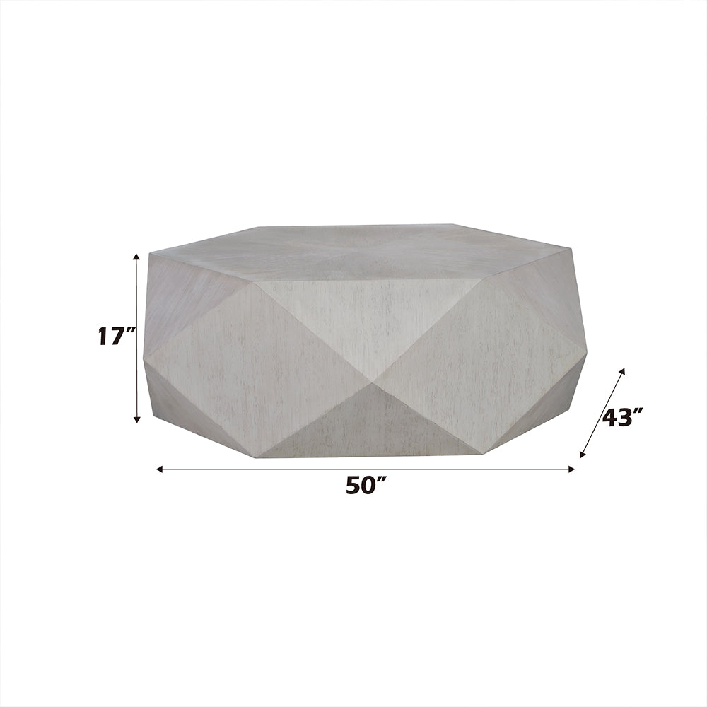 Hanniel Coffee Table - Antique White