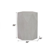 Hanniel END TABLE - Antique White