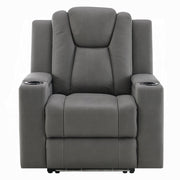 Leuco Power Motion Recliner w/Cup Holder, Control, LED & Power Headrest