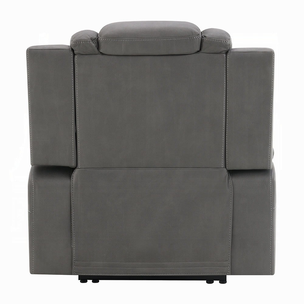 Leuco Power Motion Recliner w/Cup Holder, Control, LED & Power Headrest