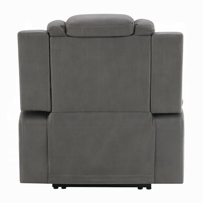 Leuco Power Motion Recliner w/Cup Holder, Control, LED & Power Headrest