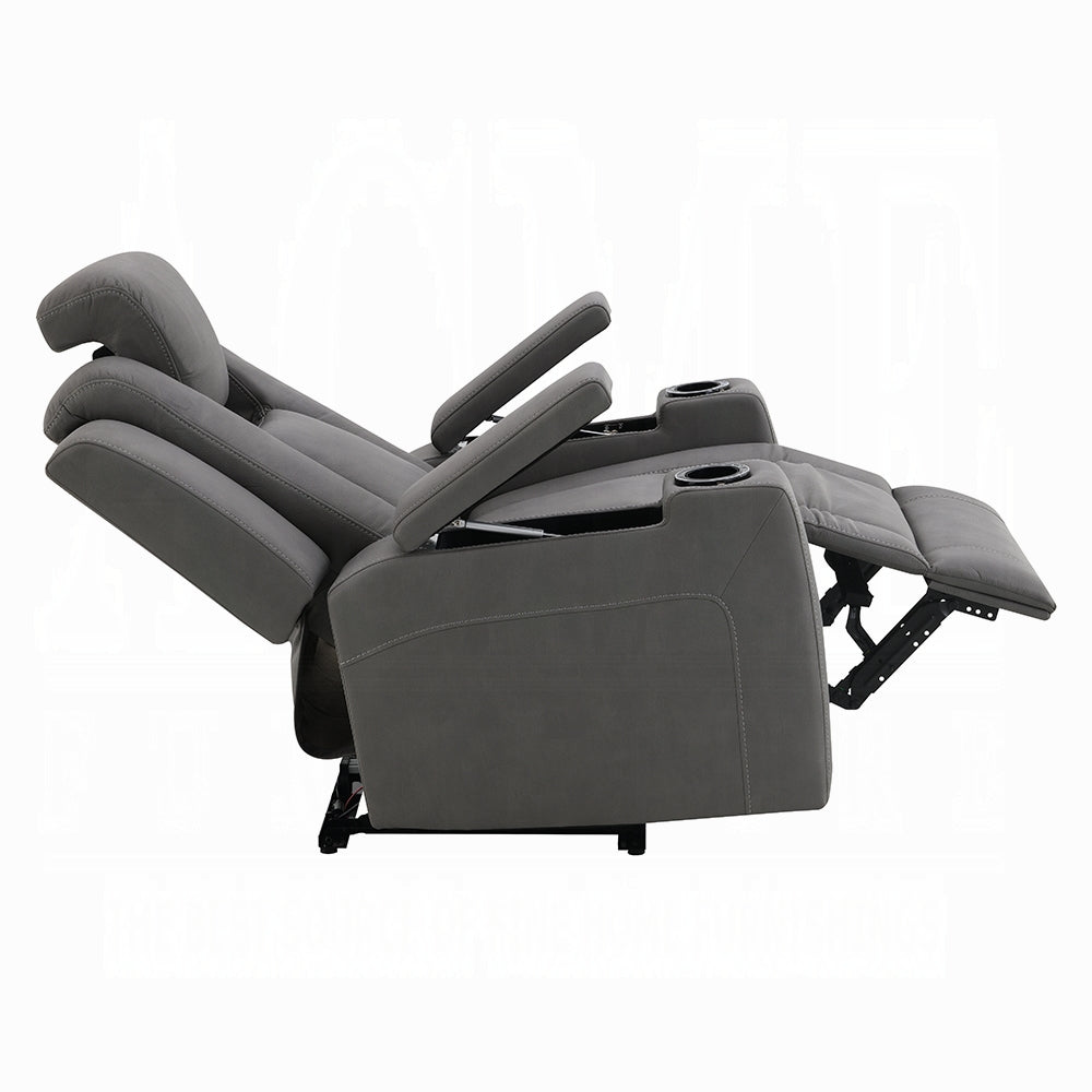 Leuco Power Motion Recliner w/Cup Holder, Control, LED & Power Headrest