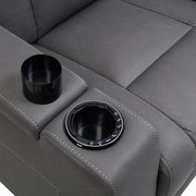 Leuco Power Motion Recliner w/Cup Holder, Control, LED & Power Headrest