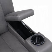 Leuco Power Motion Recliner w/Cup Holder, Control, LED & Power Headrest