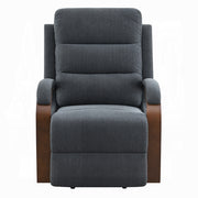 Kayla Power Recliner w/Lift & Heating & Massage - Gray Chenille