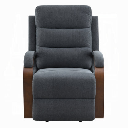 Kayla Power Recliner w/Lift & Heating & Massage - Gray Chenille