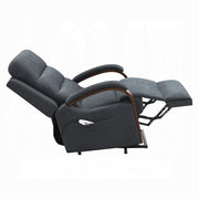Kayla Power Recliner w/Lift & Heating & Massage - Gray Chenille