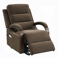 Kayla Power Recliner w/Lift & Heating & Massage - Chocolate Chenille