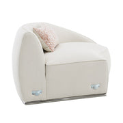 Sofá seccional Sahara Boucle con 3 almohadas