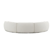 Sofá seccional Sahara Boucle con 3 almohadas