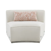Sofá seccional Sahara Boucle con 3 almohadas