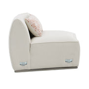 Sofá seccional Sahara Boucle con 3 almohadas
