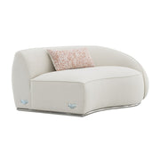 Sofá seccional Sahara Boucle con 3 almohadas