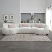 Sofá seccional Sahara Boucle con 3 almohadas