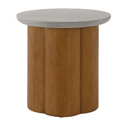 Mesa auxiliar redonda Evelyn de 20" de diámetro