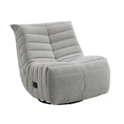 Sillón reclinable Talmon de chenilla de 32" de ancho con asiento giratorio
