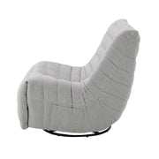Sillón reclinable Talmon de chenilla de 32" de ancho con asiento giratorio