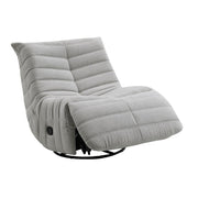 Sillón reclinable Talmon de chenilla de 32" de ancho con asiento giratorio
