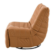 Sillón reclinable Talmon de chenilla de 32" de ancho con asiento giratorio