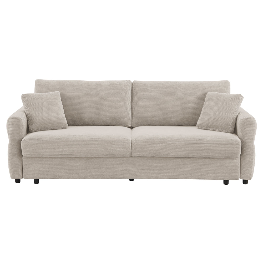Haran 92"L Upholstered Sofa with Sleeper