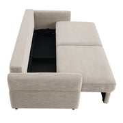 Haran 92"L Upholstered Sofa with Sleeper