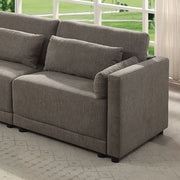Reposabrazos modular tapizado Rylie - Silla RF con 2 almohadas
