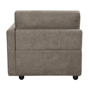 Reposabrazos modular tapizado Rylie - Silla RF con 2 almohadas