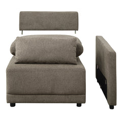 Reposabrazos modular tapizado Rylie - Silla RF con 2 almohadas