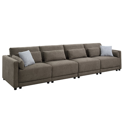 Rylie Upholstered Armrest Modular - RF Chair with 2 Pillows