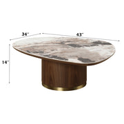 Willene Coffee Table W/Ceramic Top
