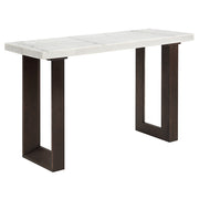 Edwyn Sofa Table w/Marble Top