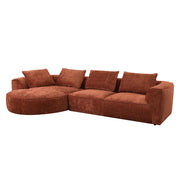 Sofá seccional Aceso de 136.61" de ancho con 4 almohadas