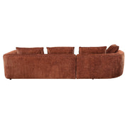 Sofá seccional Aceso de 136.61" de ancho con 4 almohadas