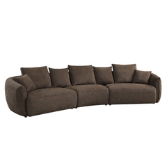 Sofá Bash de 145" de ancho con 7 almohadas