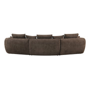 Sofá Bash de 145" de ancho con 7 almohadas