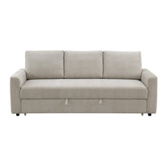 Sofá cama tapizado Leira de 89" de largo