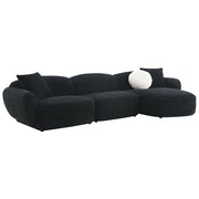 Lucifer Sectional Sofa w/3 Pillows