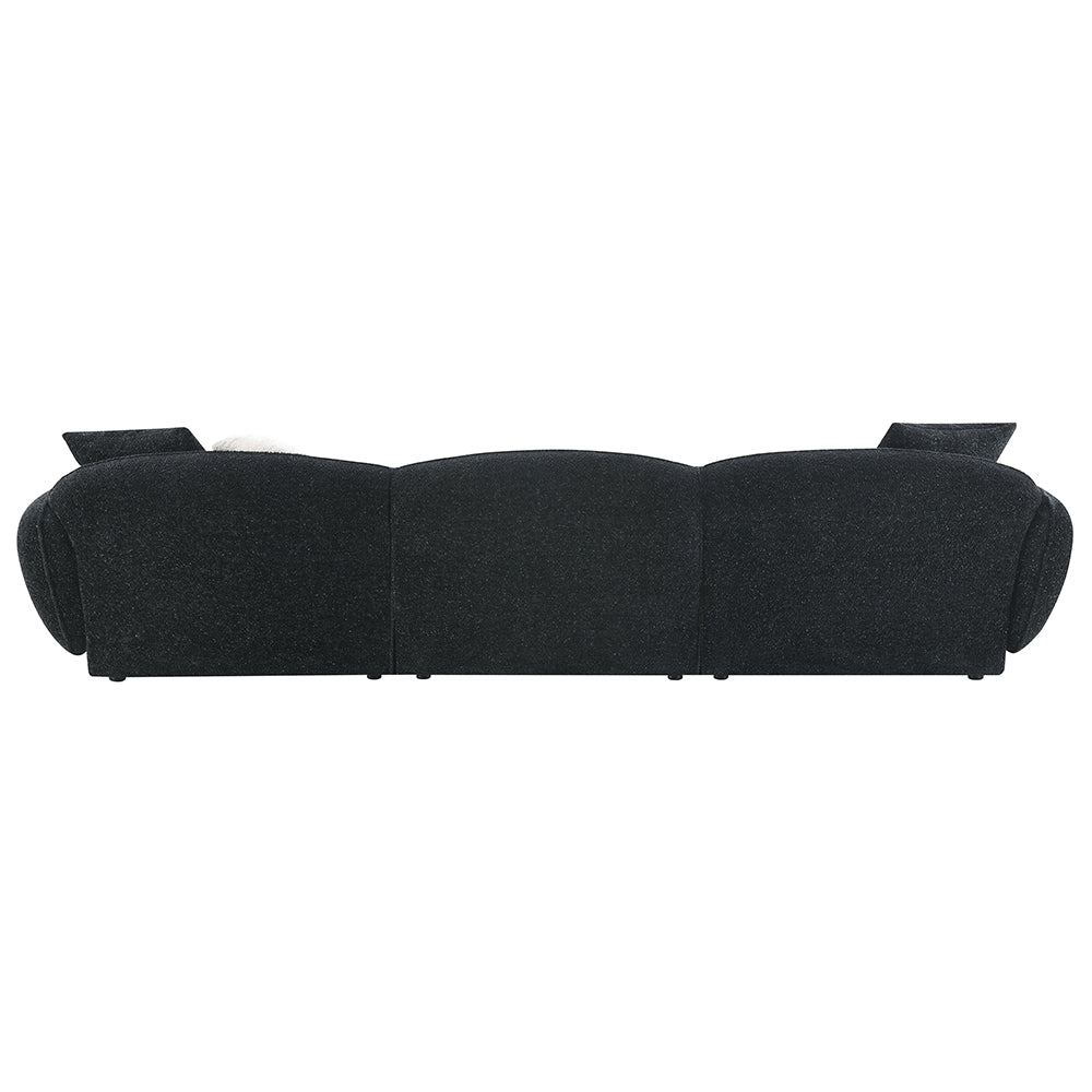 Lucifer Sectional Sofa w/3 Pillows