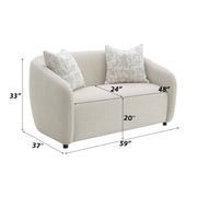 Etienne Loveseat w/2 Pillows