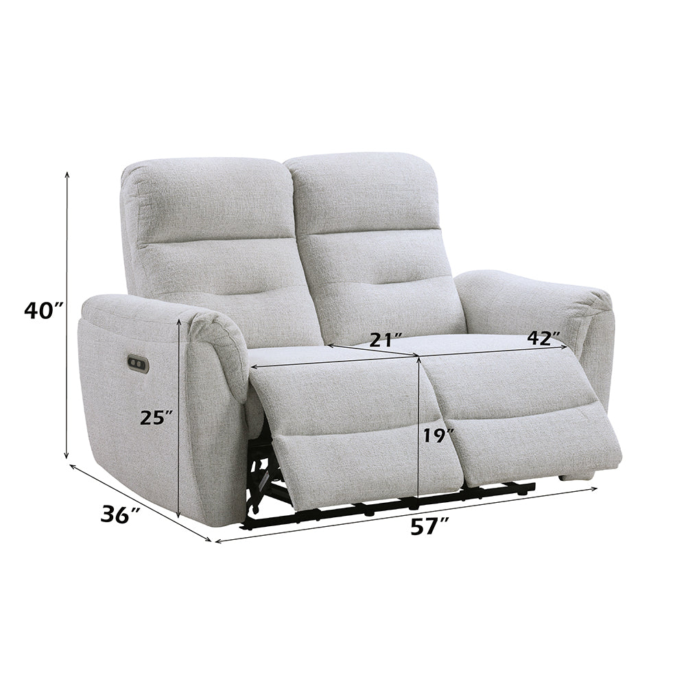 Eastre Power Motion Loveseat w/USB Port