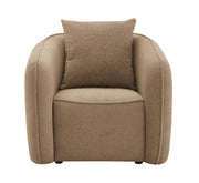 Keith Chair w/Pillow - Brown Chenille