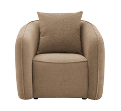 Keith Chair w/Pillow - Brown Chenille