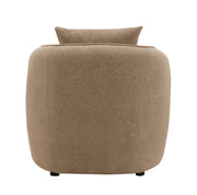 Keith Chair w/Pillow - Brown Chenille