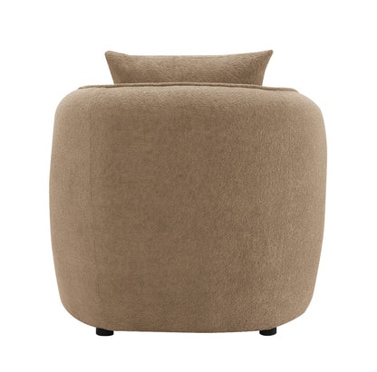 Keith Chair w/Pillow - Brown Chenille