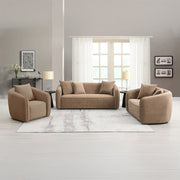Keith Chair w/Pillow - Brown Chenille