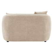 Keith Loveseat w/2 Pillows - Beige Chenille
