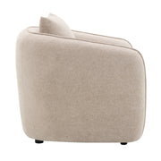 Keith Chair w/Pillow - Beige Chenille