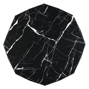 Dara Coffee Table - Glass Top & Black